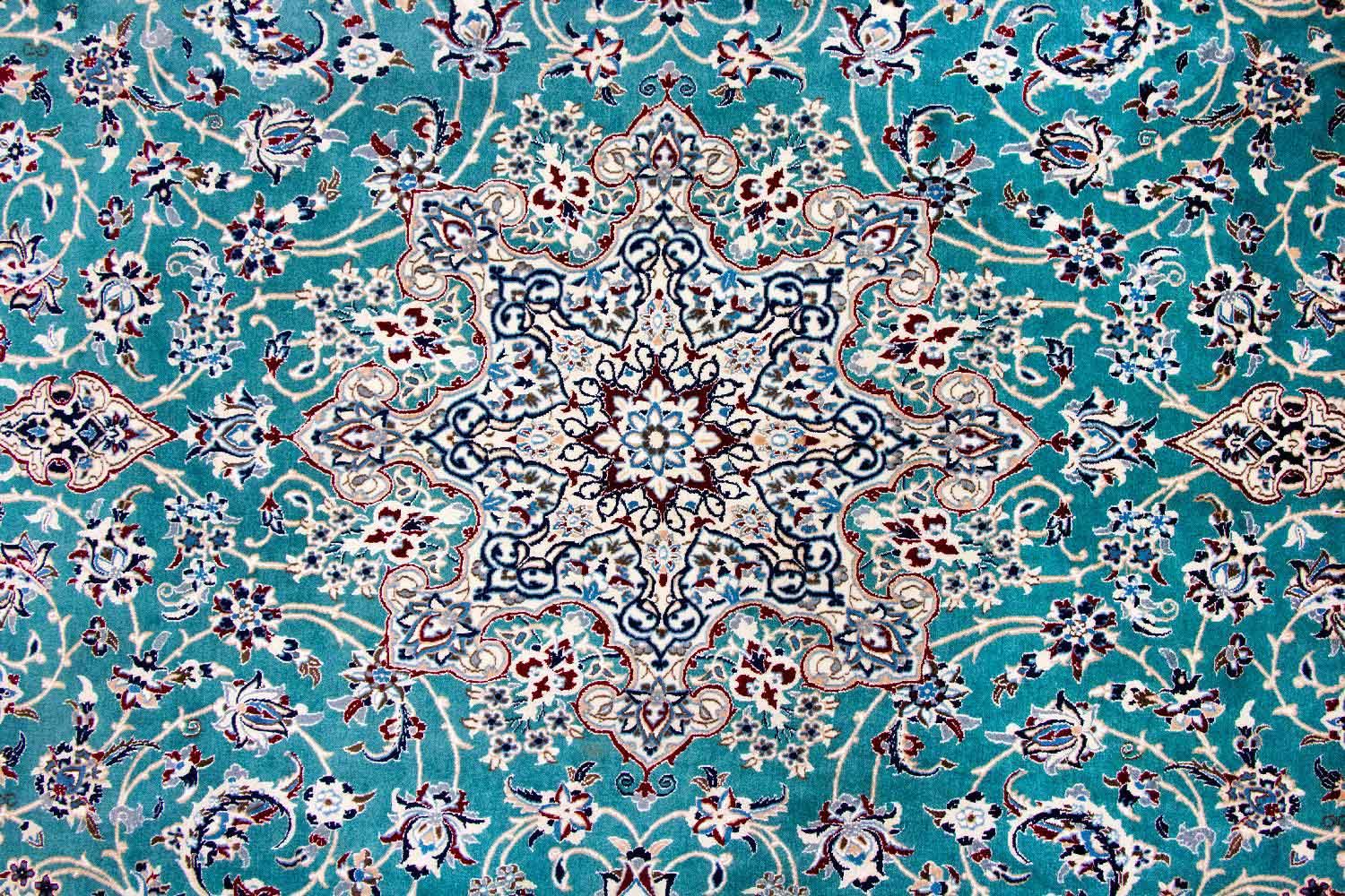 Alfombra Persa - Nain - Prima - 357 x 219 cm - verde
