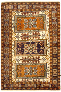 Alfombra persa - Nómada - 154 x 93 cm - beige