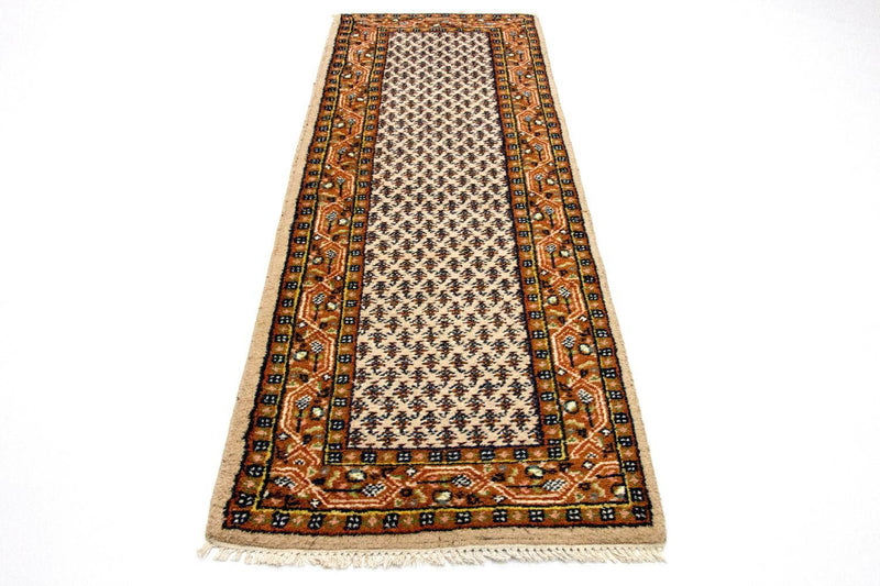 Alfombra de pasillo Alfombra oriental - 210 x 75 cm - beige