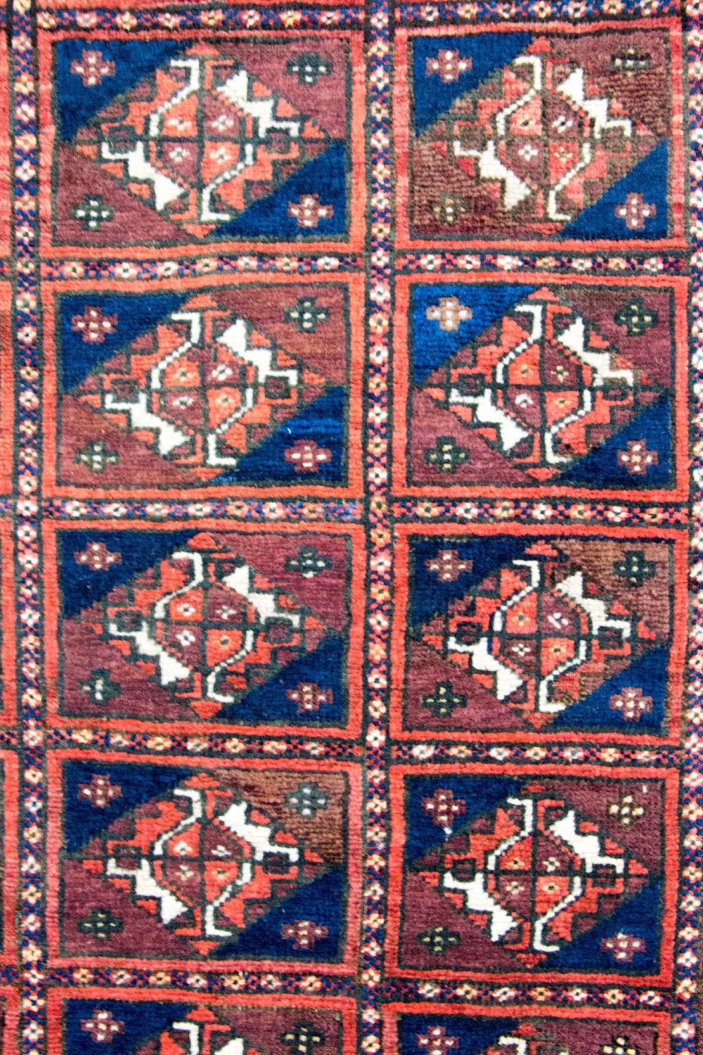 Alfombra afgana - Bukhara - 164 x 105 cm - azul