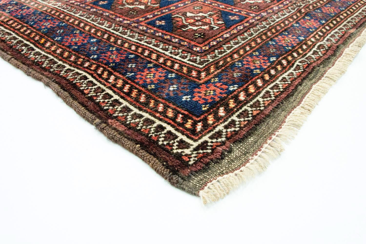 Alfombra afgana - Bukhara - 164 x 105 cm - azul