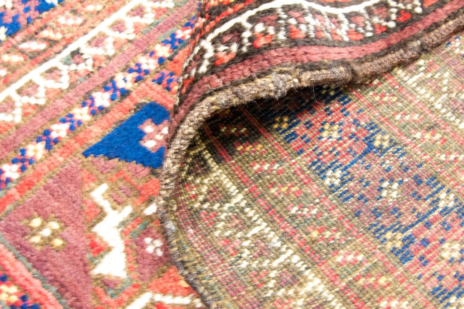Alfombra afgana - Bukhara - 164 x 105 cm - azul