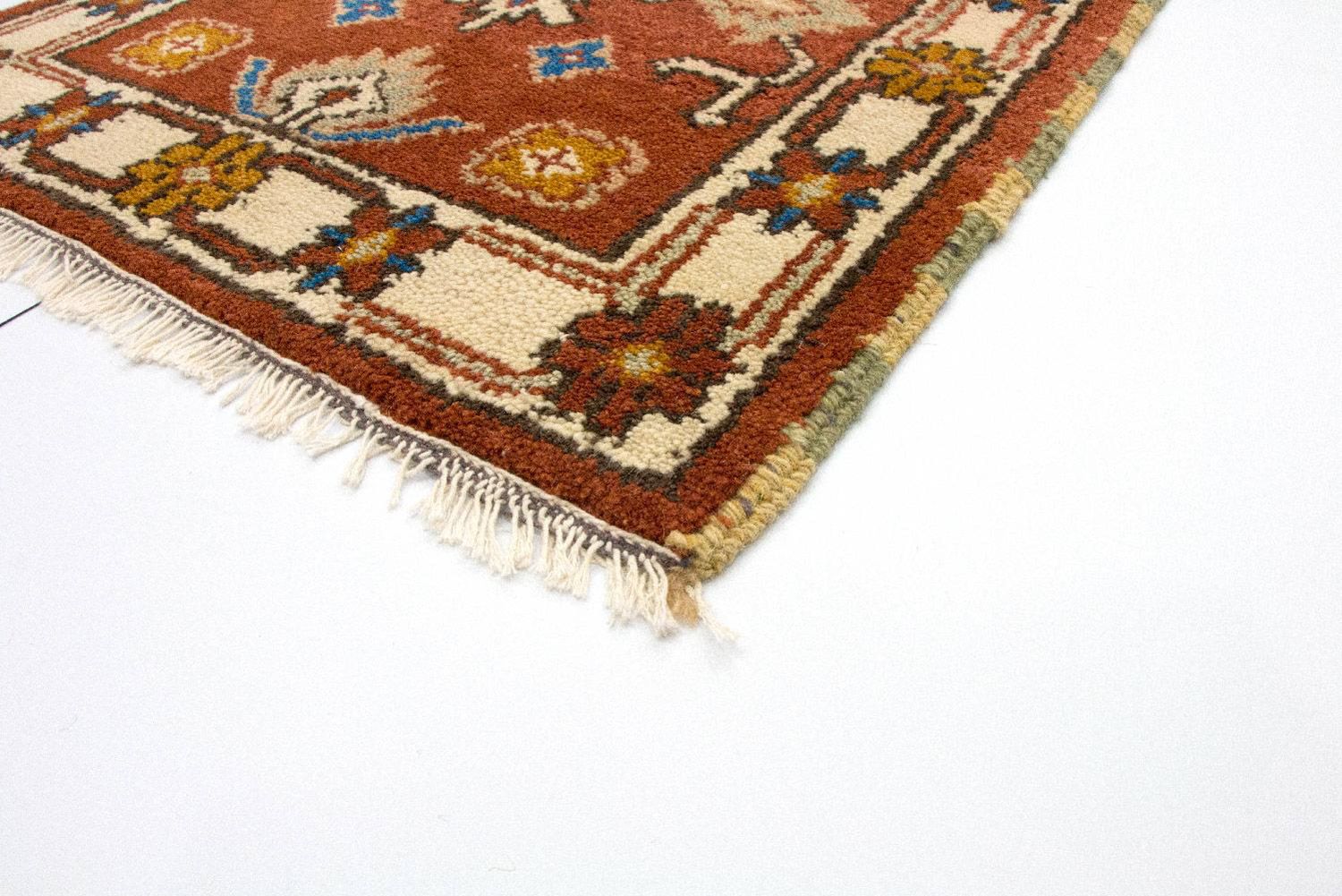Alfombra oriental - 120 x 64 cm - óxido