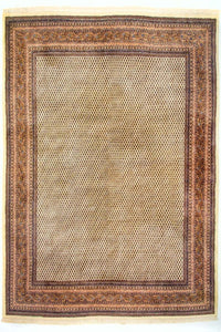 Alfombra persa - Mir - 395 x 305 cm - beige