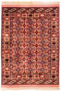 Alfombra afgana - Bukhara - 156 x 122 cm - salmón