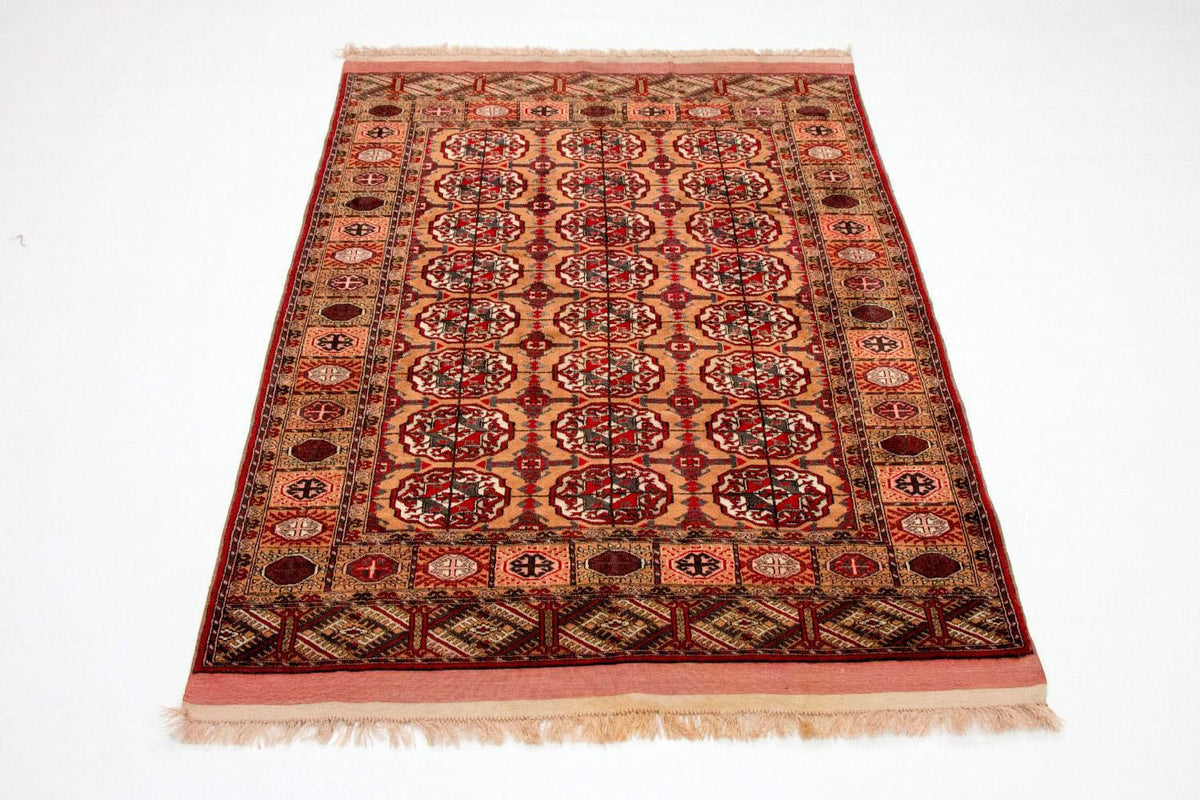 Alfombra afgana - Bukhara - 156 x 122 cm - salmón