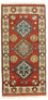 Alfombra oriental - 124 x 63 cm - rojo