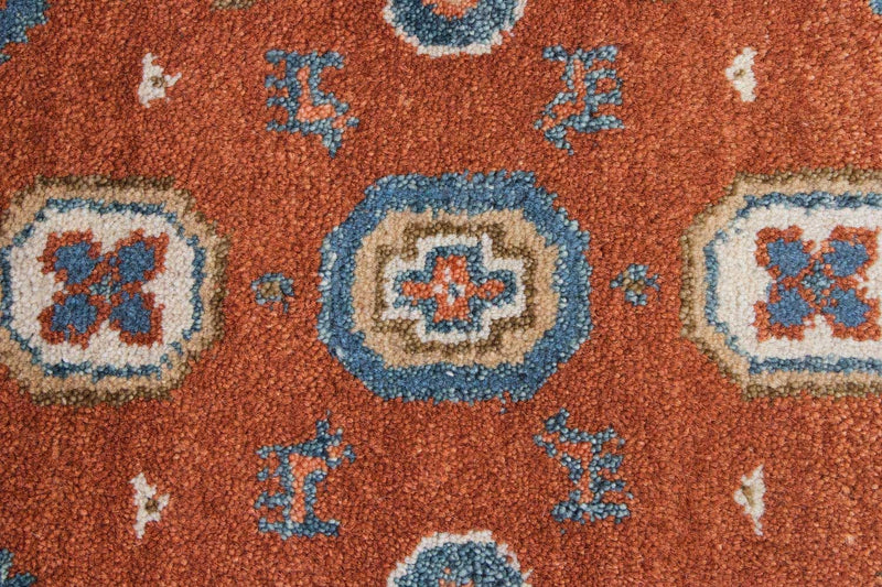 Alfombra oriental - 119 x 63 cm - naranja