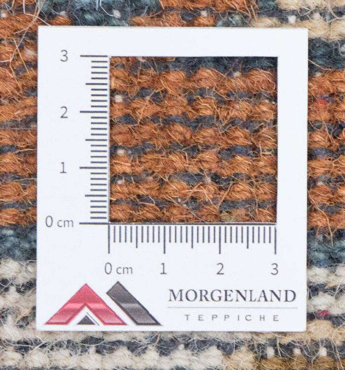 Alfombra oriental - 119 x 63 cm - naranja