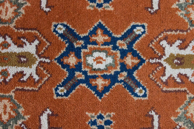 Alfombra oriental - 126 x 62 cm - óxido