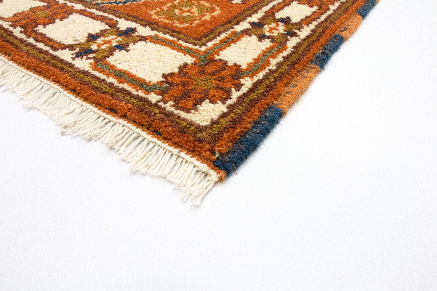 Alfombra oriental - 126 x 62 cm - óxido