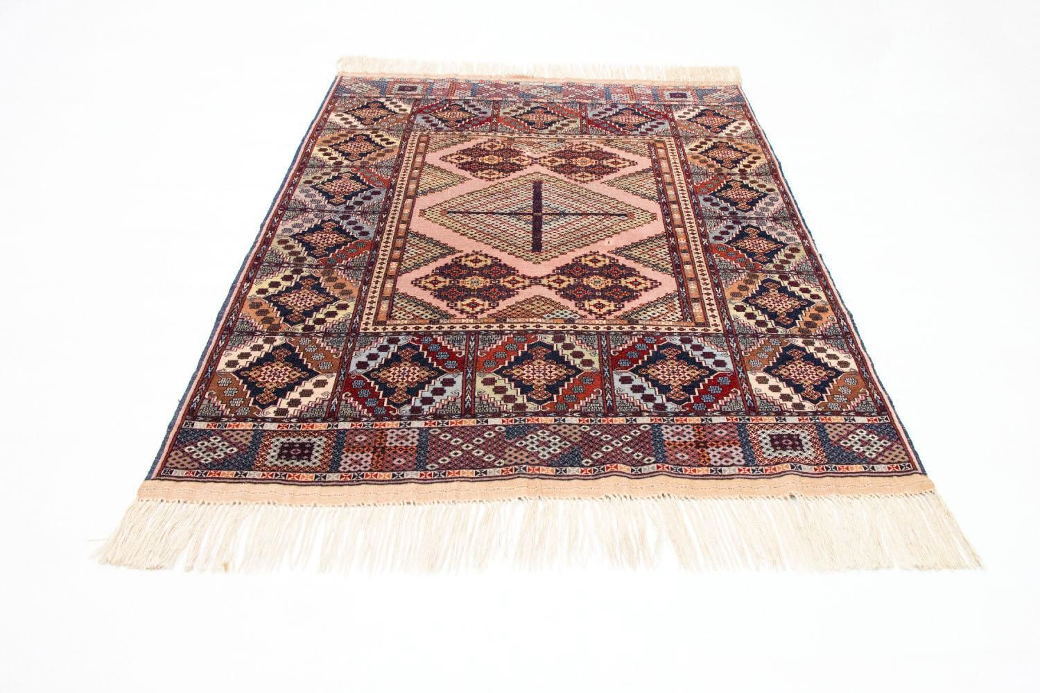 Alfombra afgana - 140 x 120 cm - rosa