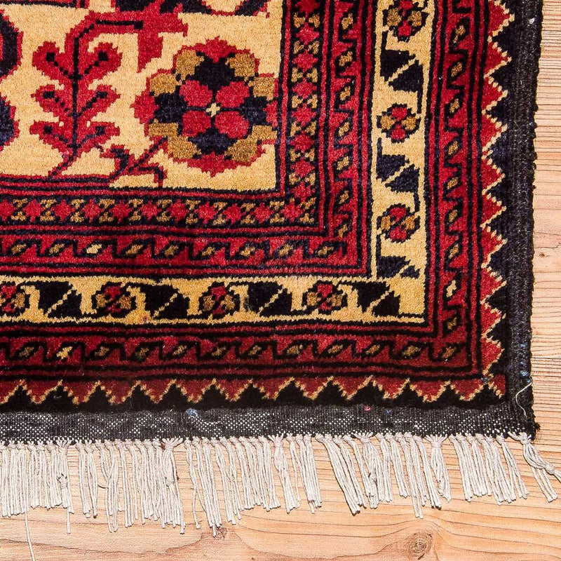 Alfombra afgana - Hatschlu - 290 x 202 cm - amarillo
