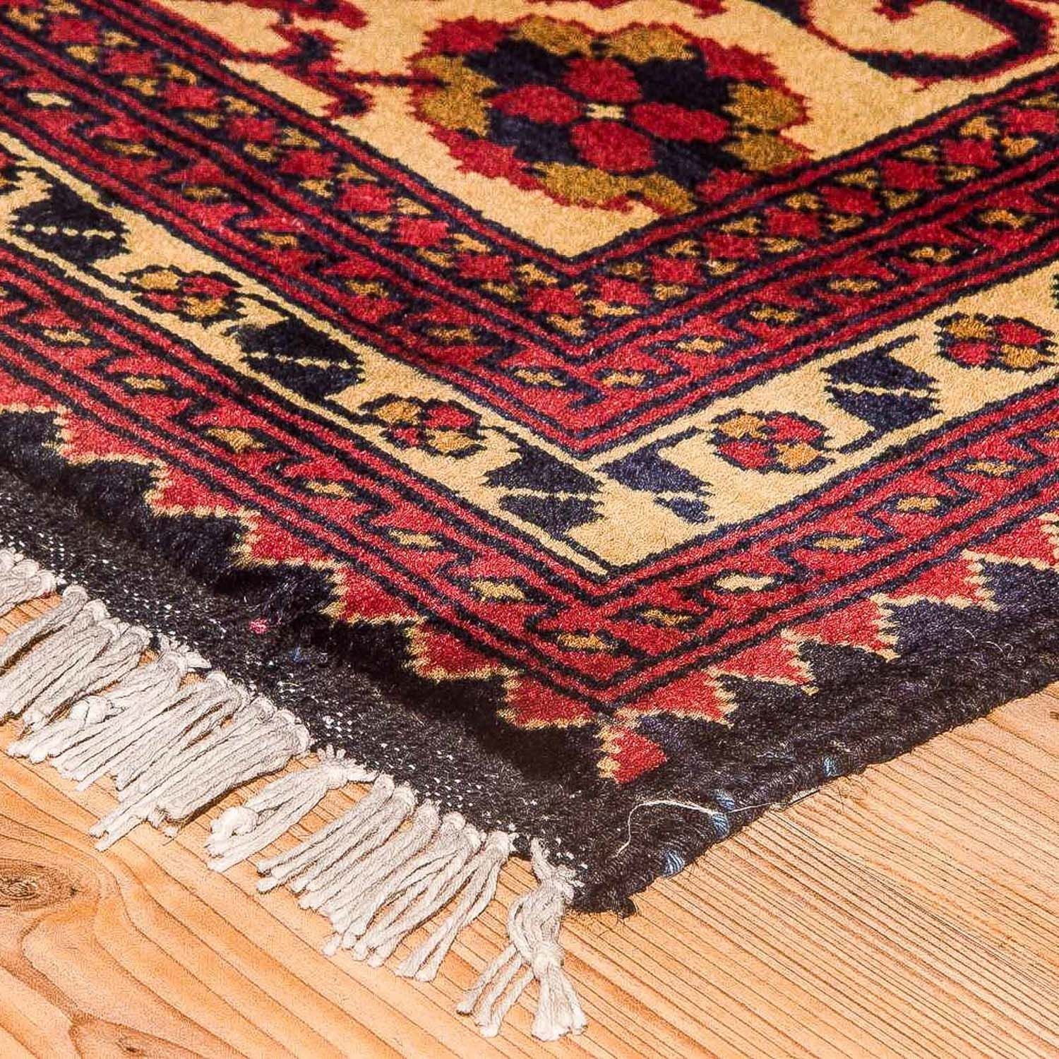 Alfombra afgana - Hatschlu - 290 x 202 cm - amarillo