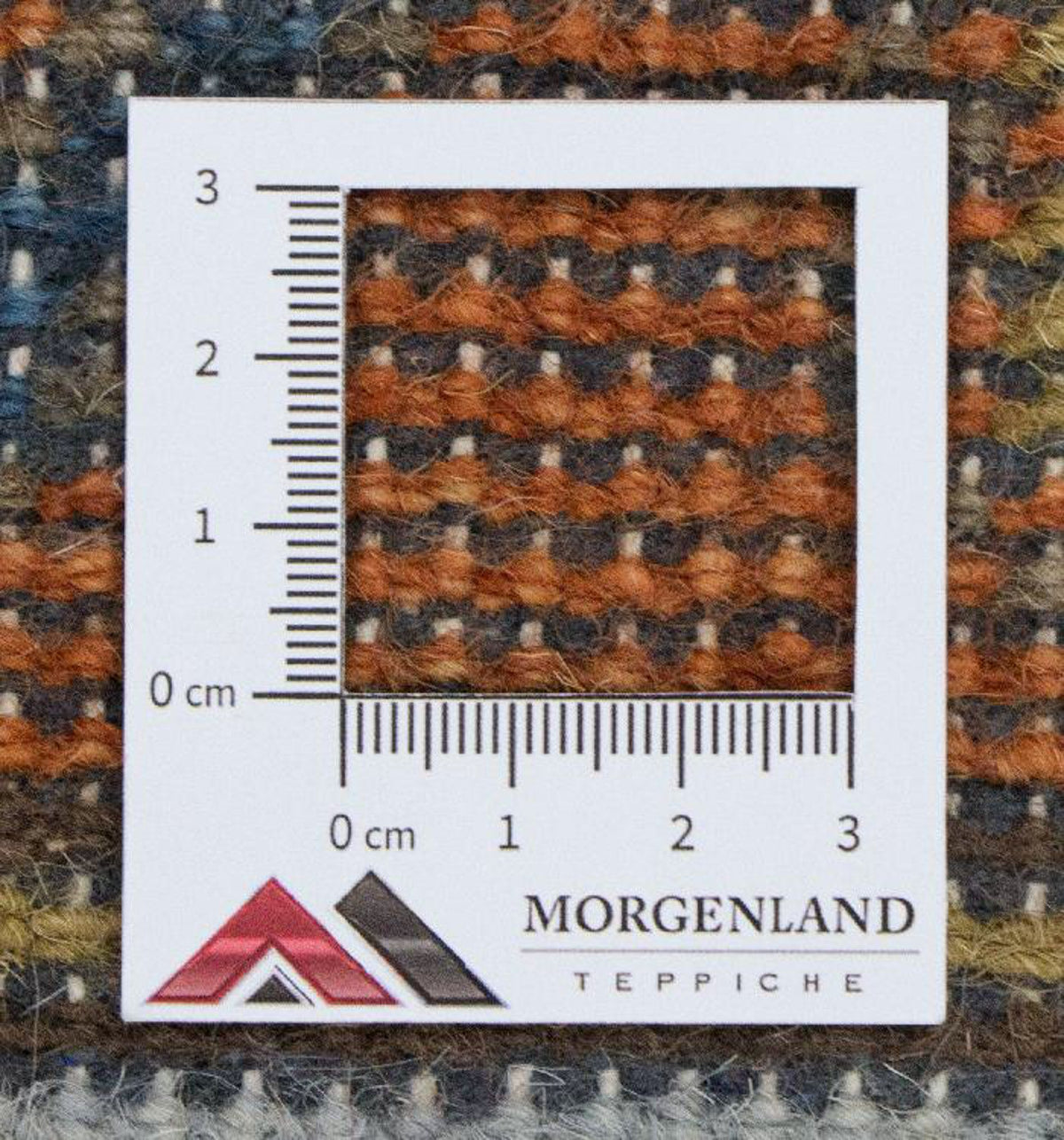 Alfombra oriental - 123 x 65 cm - naranja