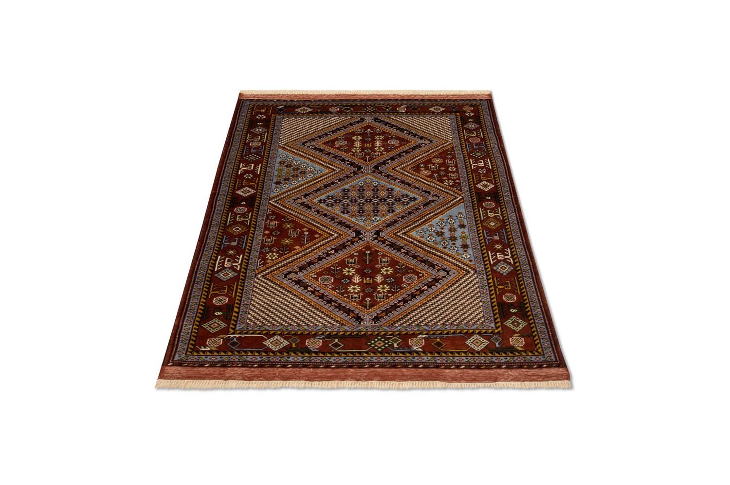 Alfombra afgana - 148 x 118 cm - marrón