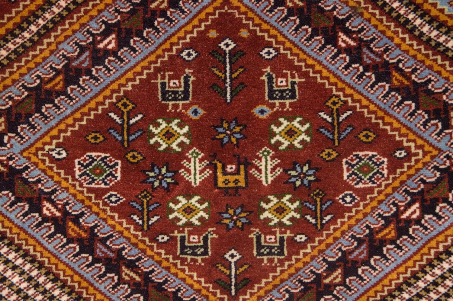 Alfombra afgana - 148 x 118 cm - marrón