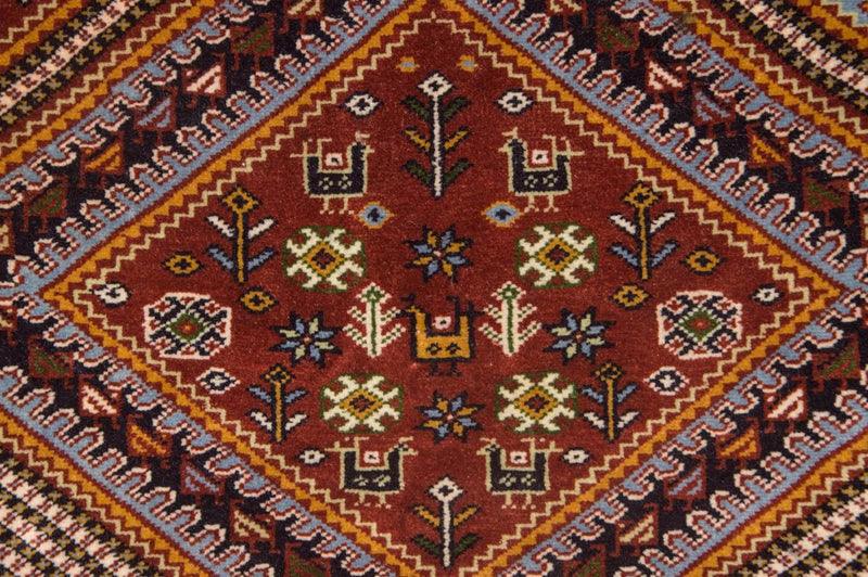 Alfombra afgana - 148 x 118 cm - marrón
