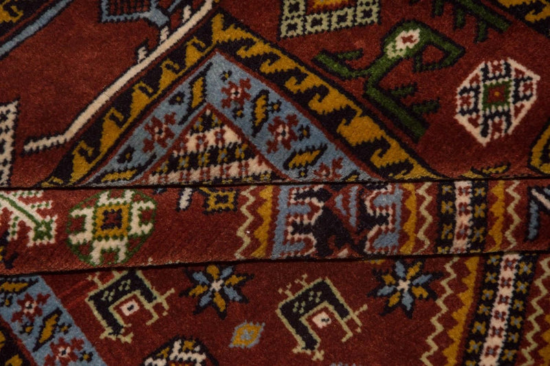 Alfombra afgana - 148 x 118 cm - marrón