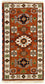 Alfombra oriental - 115 x 64 cm - óxido