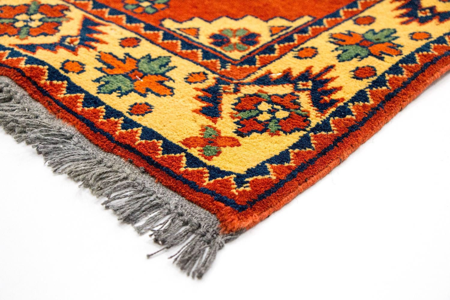 Alfombra de pasillo Alfombra afgana - Hatschlu - 296 x 88 cm - rojo