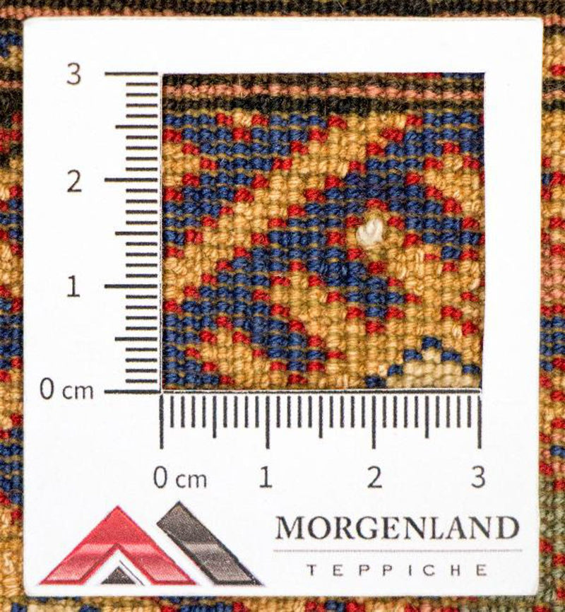 Alfombra de pasillo Alfombra de seda - Seda afgana - 284 x 82 cm - rojo