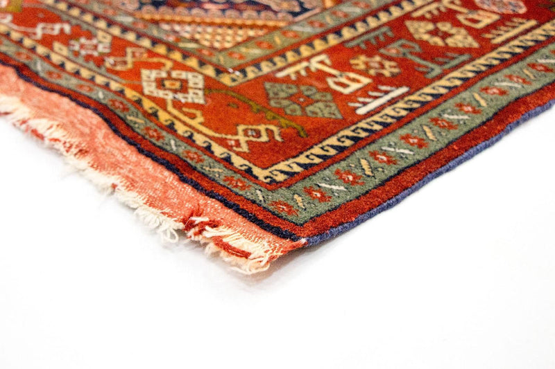 Alfombra de pasillo Alfombra afgana - 194 x 75 cm - rojo