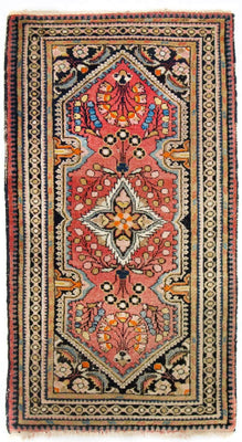 Alfombra persa - Nómada - 126 x 66 cm - rojo