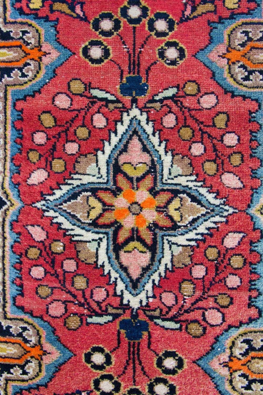 Alfombra persa - Nómada - 126 x 66 cm - rojo