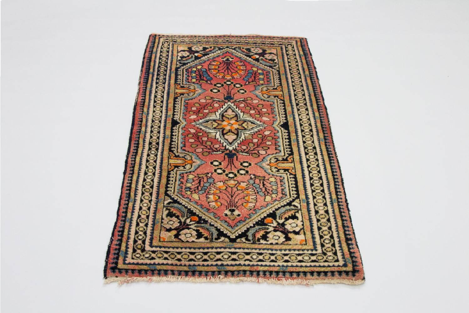 Alfombra persa - Nómada - 126 x 66 cm - rojo