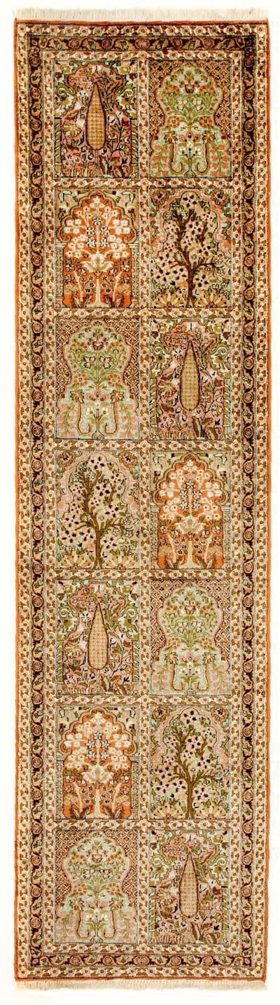 Seda de Cachemira Alfombra 82x313cm - Alfombra oriental