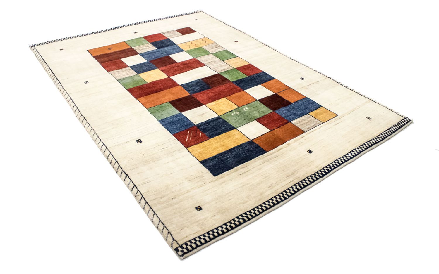 Alfombra Gabbeh - Loribaft Persa - 249 x 175 cm - colorido