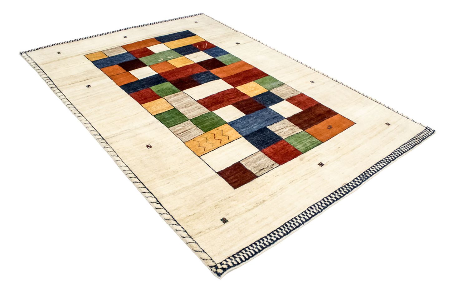 Alfombra Gabbeh - Loribaft Persa - 249 x 175 cm - colorido