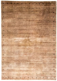 Alfombra Gabbeh - Loribaft Persa - 242 x 167 cm - marrón