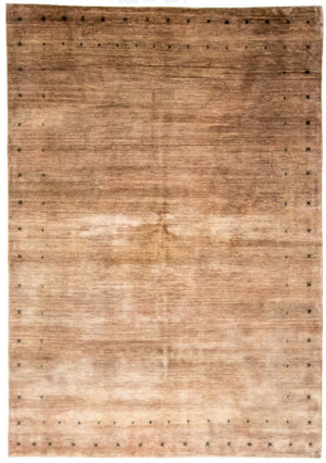Alfombra Gabbeh - Loribaft Persa - 242 x 167 cm - marrón