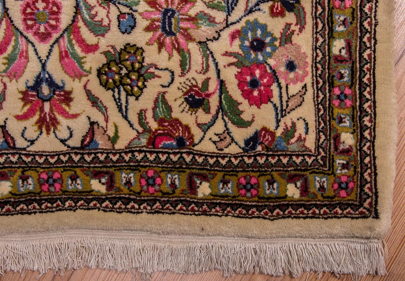 Alfombra persa - Ghom - 110 x 77 cm - multicolor