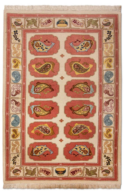 Tabriz - 50 Raj Alfombra 99x109cm - Alfombra persa