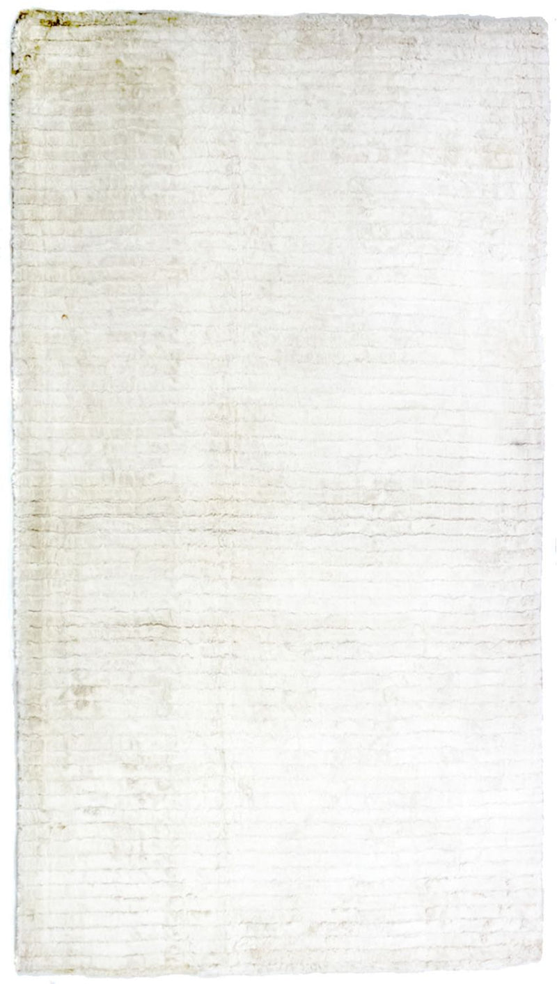 Alfombra de lana - 155 x 89 cm - beige