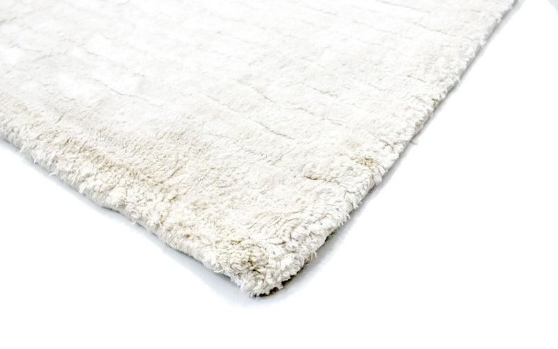 Alfombra de lana - 155 x 89 cm - beige