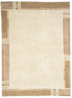 Alfombra de Nepal - 241 x 175 cm - beige