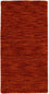 Alfombra de lana - 112 x 60 cm - óxido