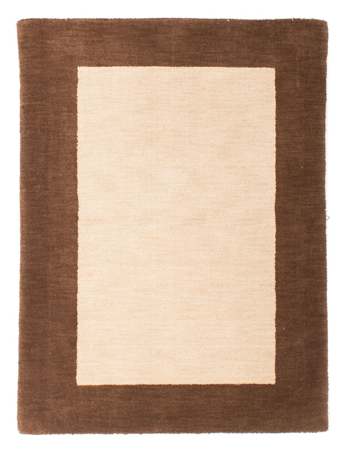 Alfombra Gabbeh - Loribaft Softy - 124 x 94 cm - beige