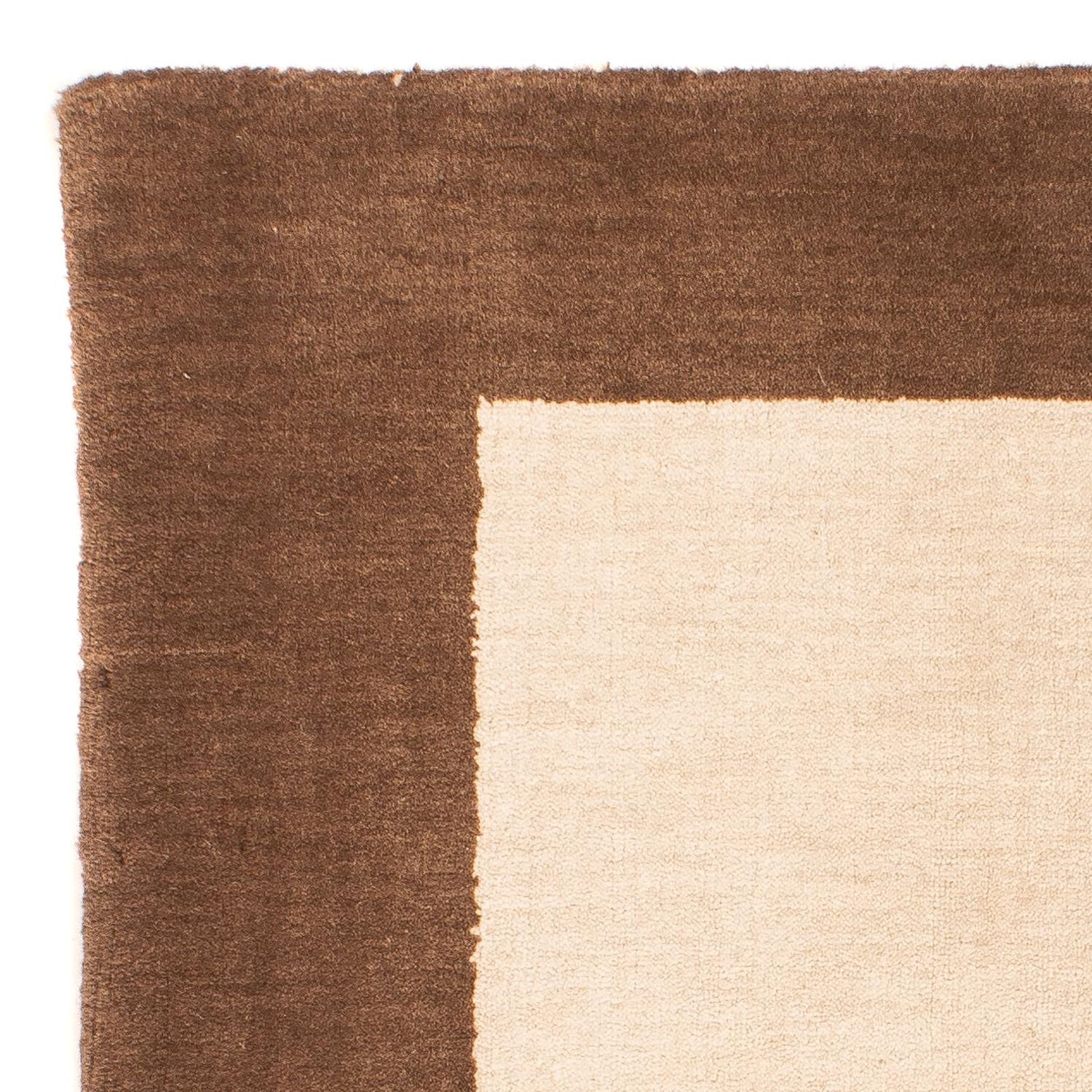 Alfombra Gabbeh - Loribaft Softy - 124 x 94 cm - beige