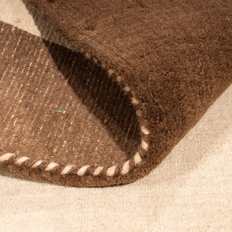 Alfombra Gabbeh - Loribaft Softy - 124 x 94 cm - beige