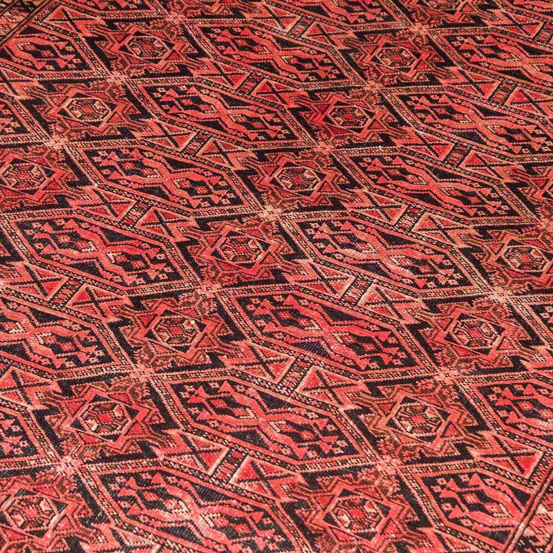 Alfombra afgana - Bukhara - 191 x 123 cm - rojo claro