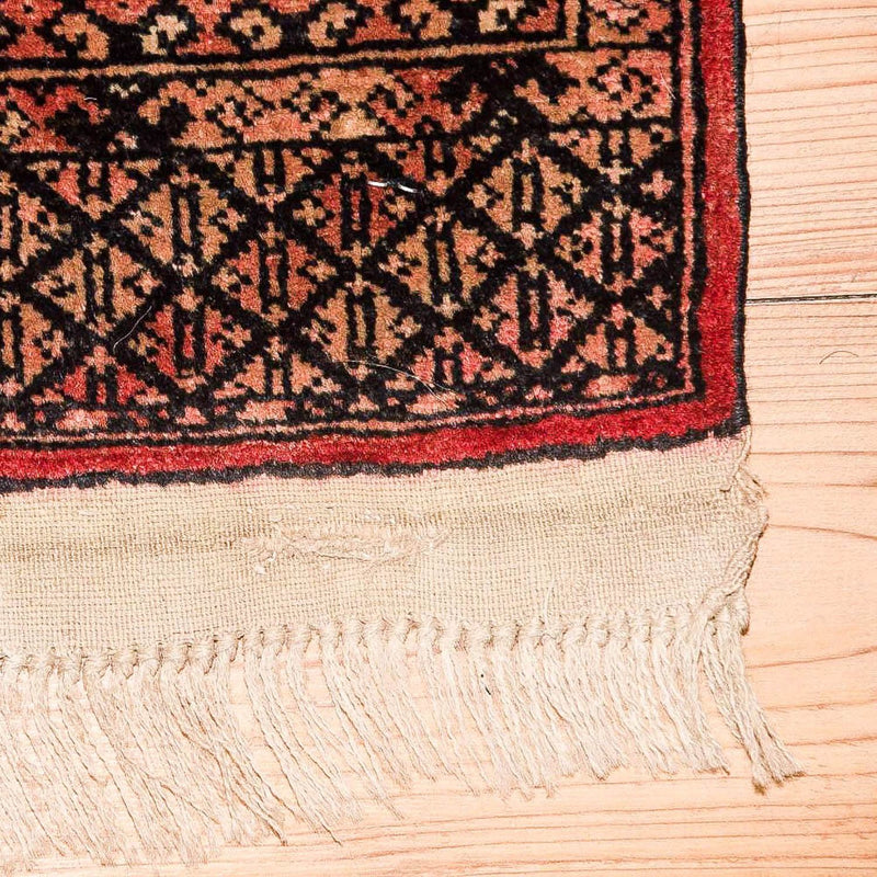 Alfombra afgana - Bukhara - 191 x 123 cm - rojo claro