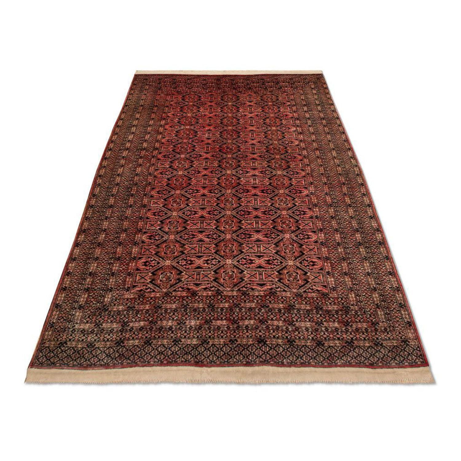 Alfombra afgana - Bukhara - 191 x 123 cm - rojo claro