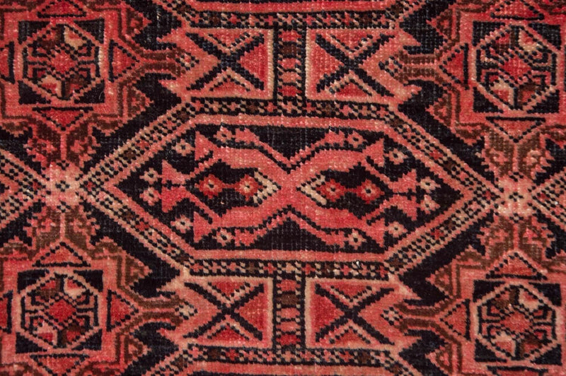 Alfombra afgana - Bukhara - 191 x 123 cm - rojo claro