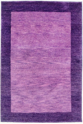 Alfombra Gabbeh - Indus - 182 x 119 cm - púrpura