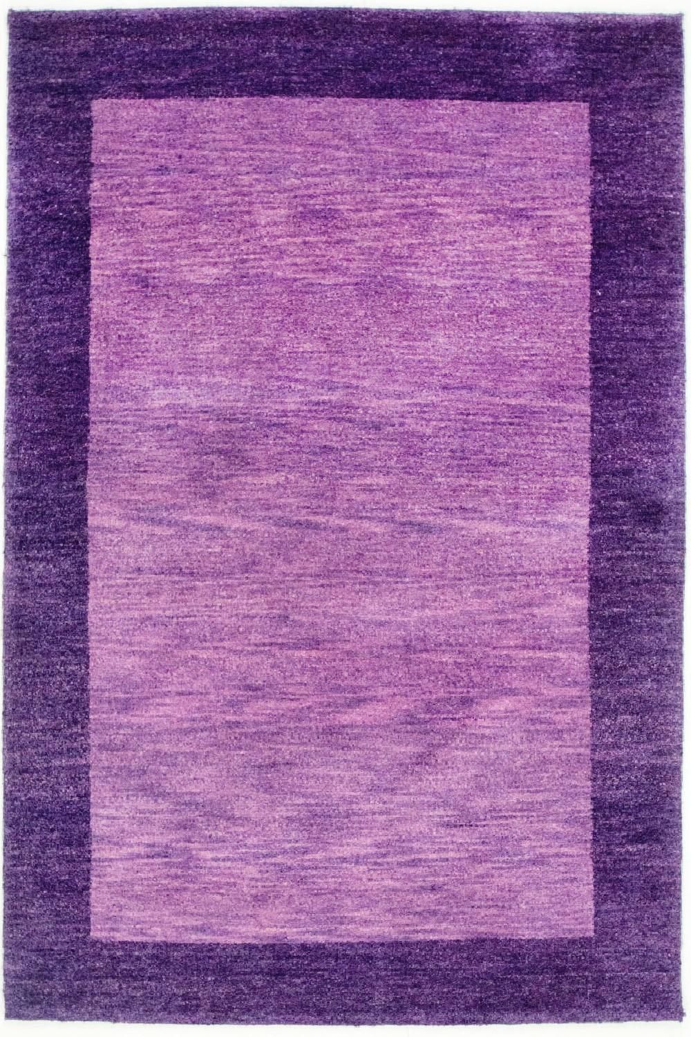 Alfombra Gabbeh - Indus - 182 x 119 cm - púrpura